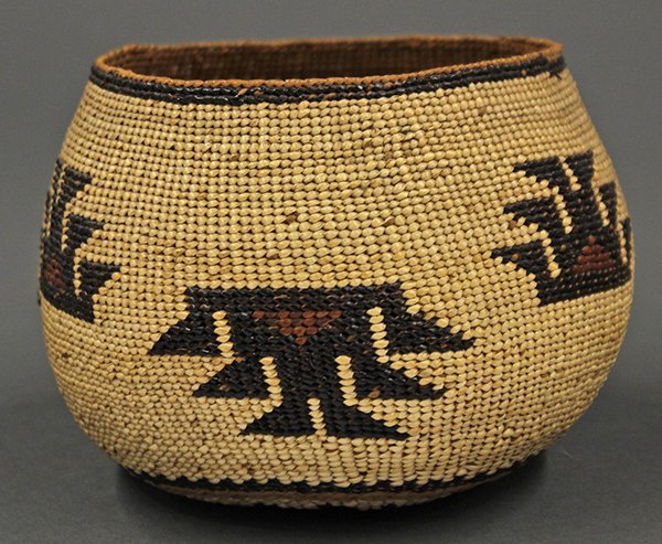 Hupa (California) basketry bowl