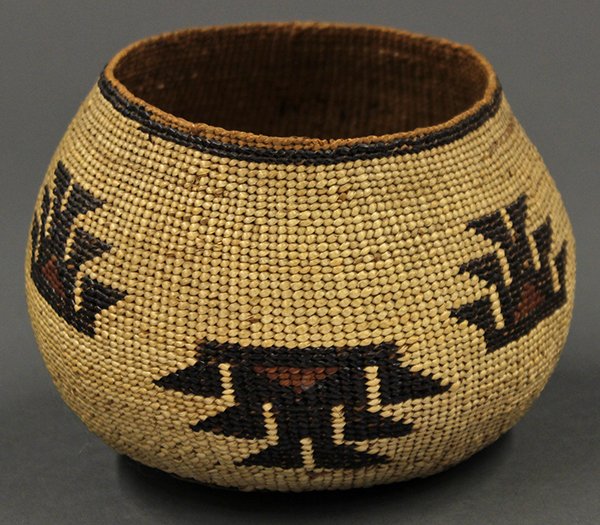 Hupa (California) basketry bowl - 2