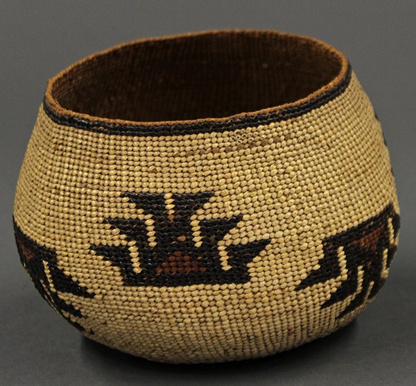 Hupa (California) basketry bowl - 3