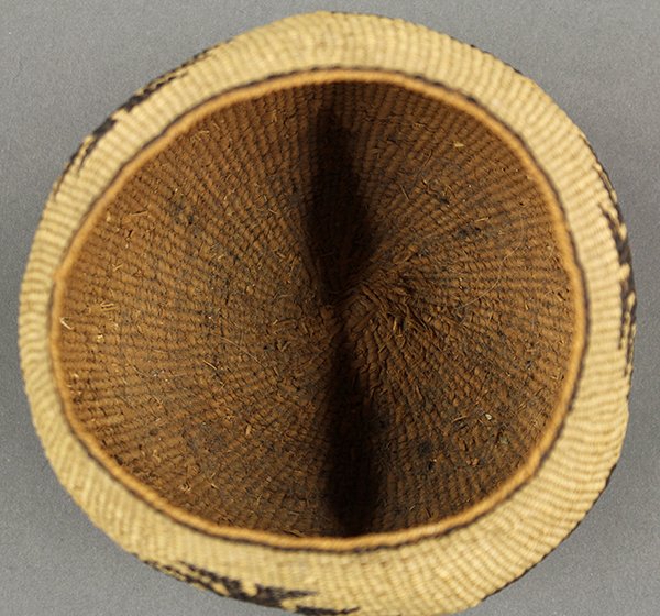 Hupa (California) basketry bowl - 5
