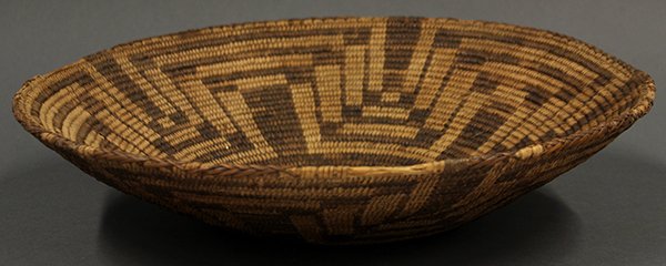 Pima monochrome decorated basket - 4