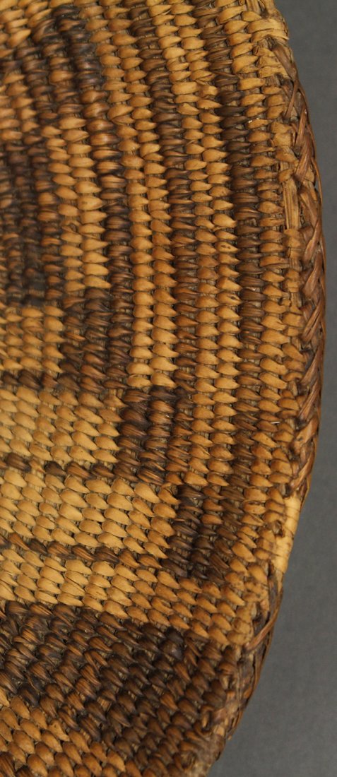 Pima monochrome decorated basket - 6