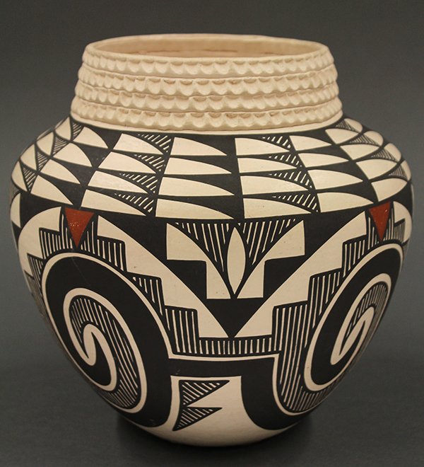 Acoma pottery bowl - 5