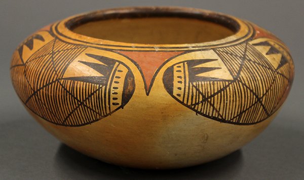 Hopi Pottery Low Bowl