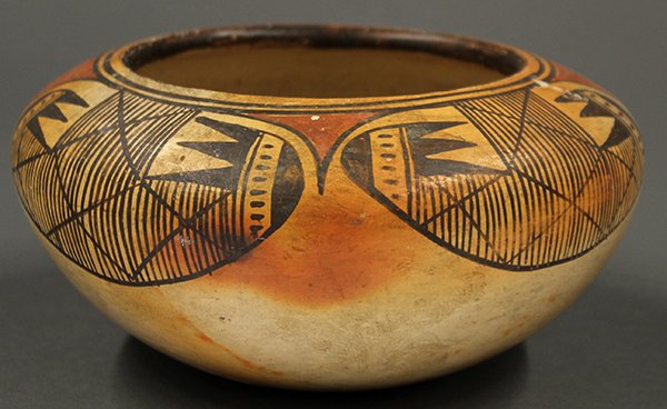 Hopi Pottery Low Bowl - 3