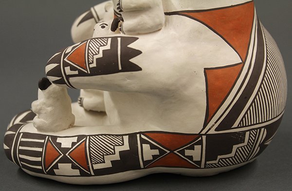 Acoma pottery storyteller figure - 10