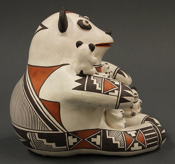 Acoma pottery storyteller figure - 2