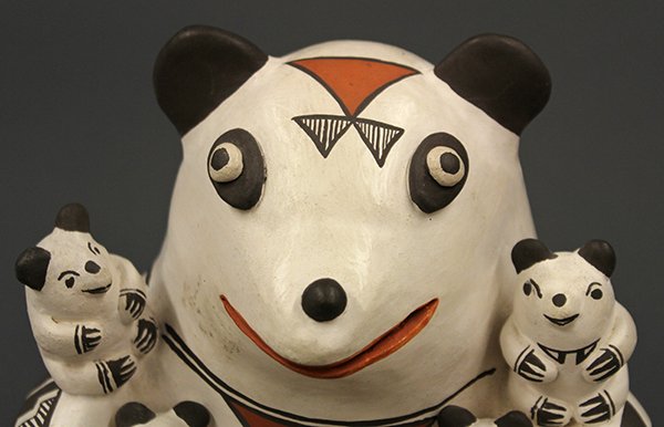 Acoma pottery storyteller figure - 7