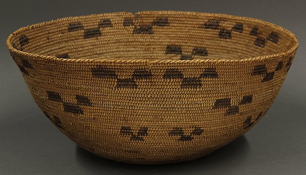 Northwest coast basketry bowl
