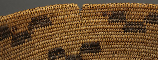 Northwest coast basketry bowl - 8