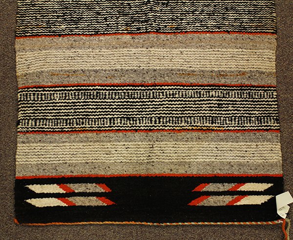 (lot of 2) Navajo rug multi-color hands and Navajo twil - 4