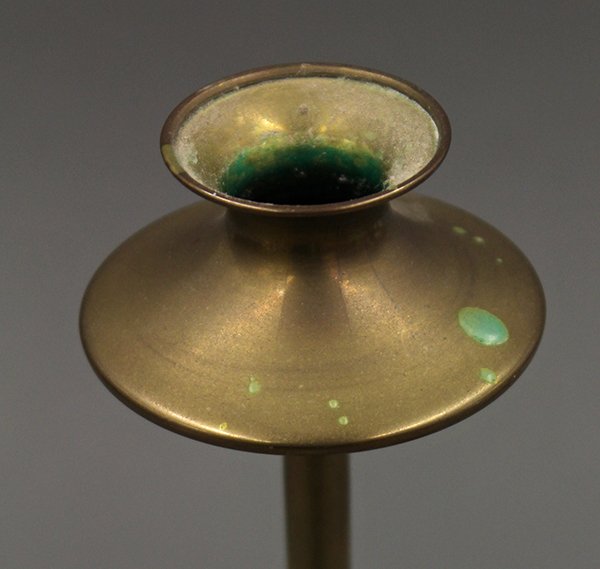 Pair of brass candlesticks, early 20th century - 4