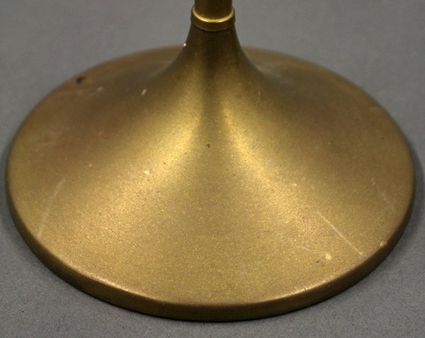 Pair of brass candlesticks, early 20th century - 5