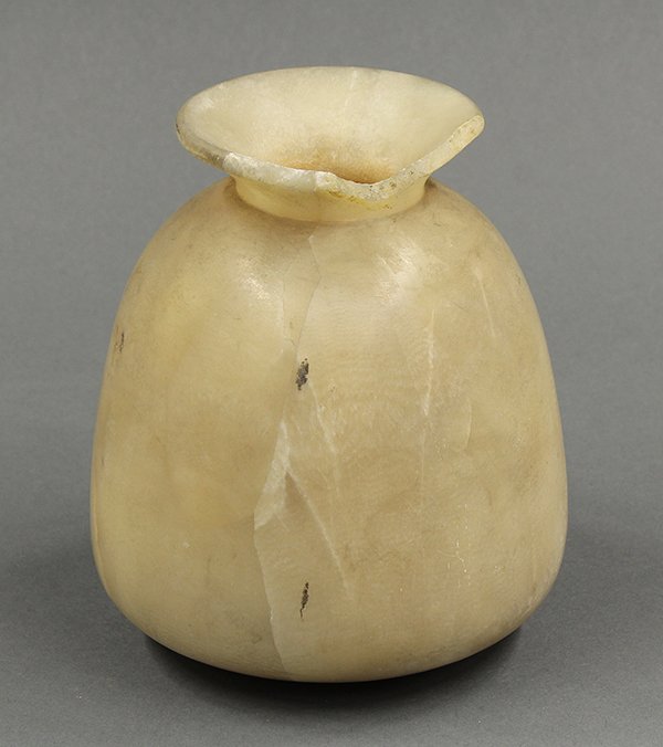Alabastron with lid, Egyptian 1500-330BC - 5