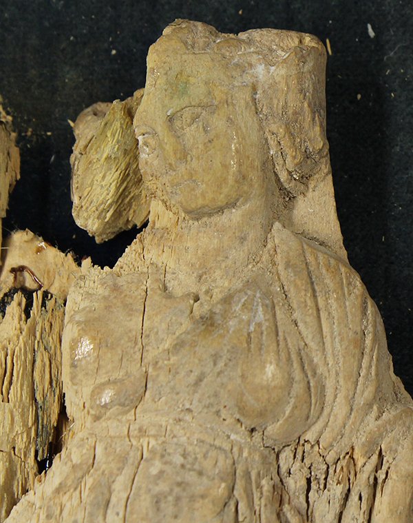Fragment of a religious carving, 17th or 18th century - 2