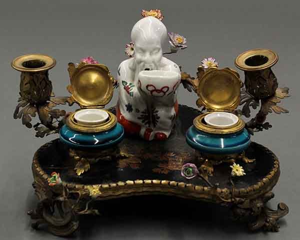 Inkwell and candle holder - 2