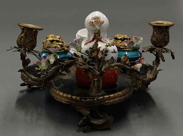 Inkwell and candle holder - 4