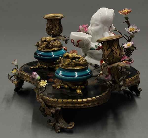 Inkwell and candle holder - 5