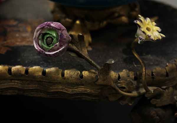 Inkwell and candle holder - 6