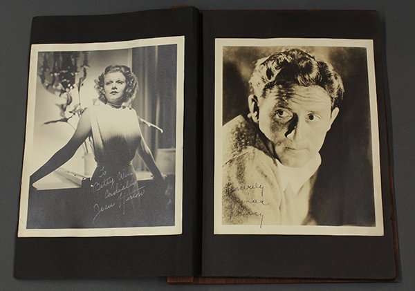 Hollywood golden age signed autograph book - 8