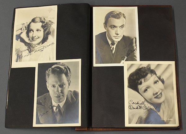 Hollywood golden age signed autograph book - 9