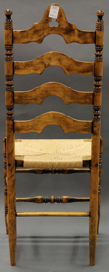 Jacobean style ladderback chairs - 3