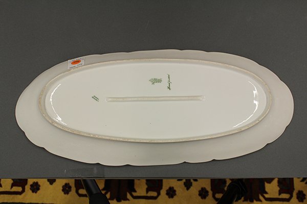 Hand painted porcelain fish service, circa 1895 - 4