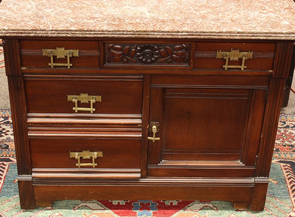 Victorian Aesthetic movement bedroom suite - 5