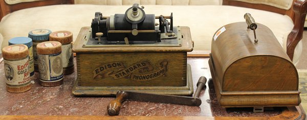 (lot of 6) Edison Standandard Phonograph cylinder playe