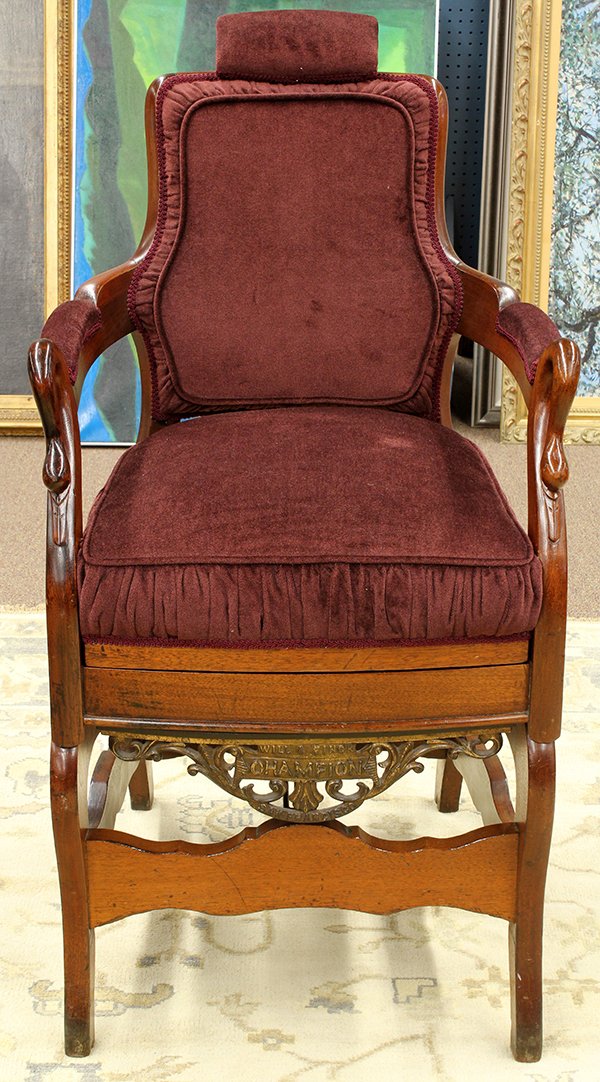 Will and Finck, San Francisco, 'Champion' barbers chair - 3