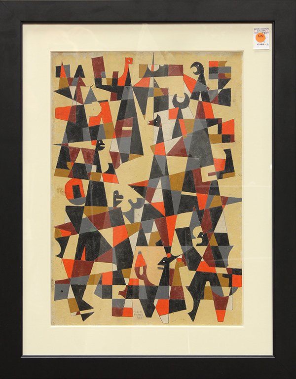 Painting, Carlos Mérida, La Composición - 2