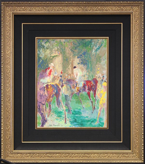 Painting, LeRoy Neiman, Longchamp, 1969 - 2