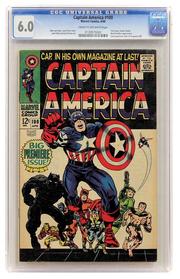 Captain America #100, Marvel Comics, April, 1968, first