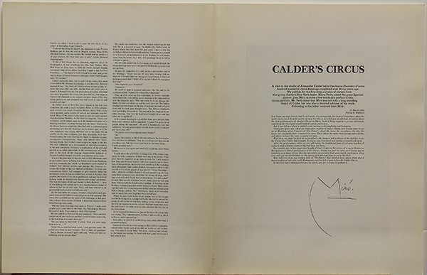 Print Portfolio, After Alexander Calder, Calder's Circu - 9