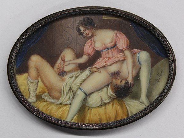 Erotic Miniature, French School