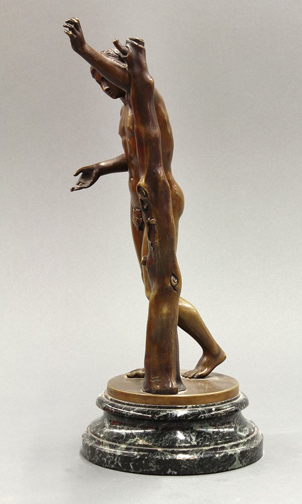 French School, Apollo, bronze sculpture - 2