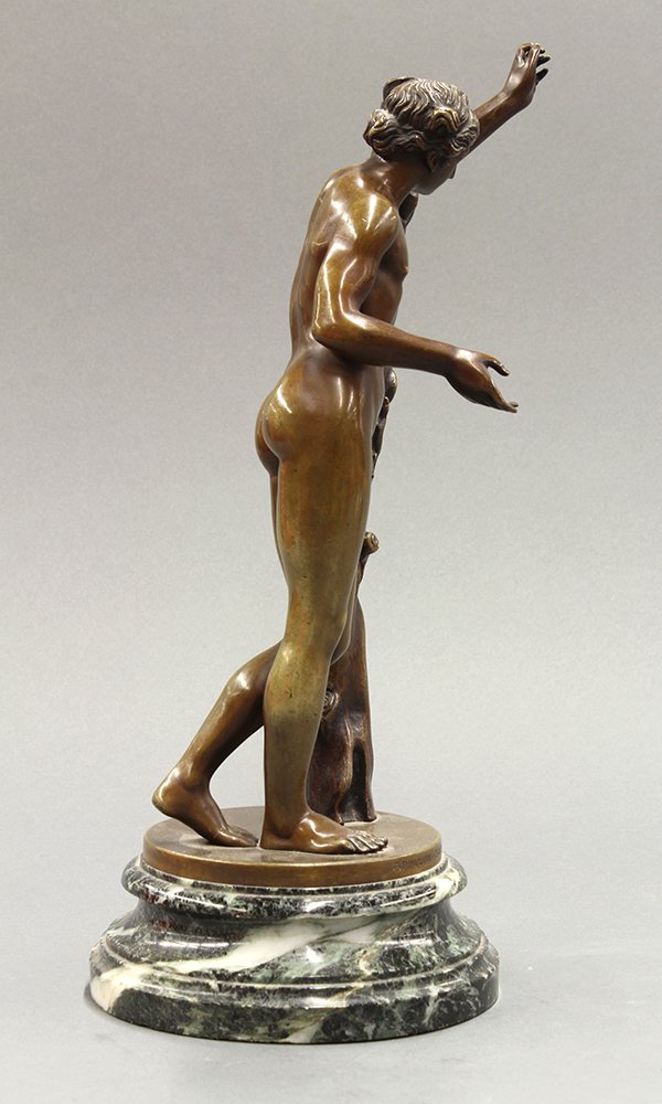 French School, Apollo, bronze sculpture - 4