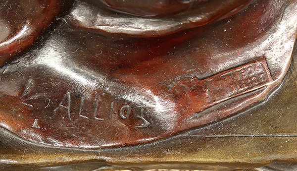 Bronze Sculpture, After Lucien Charles Edovard Alliot,  - 4