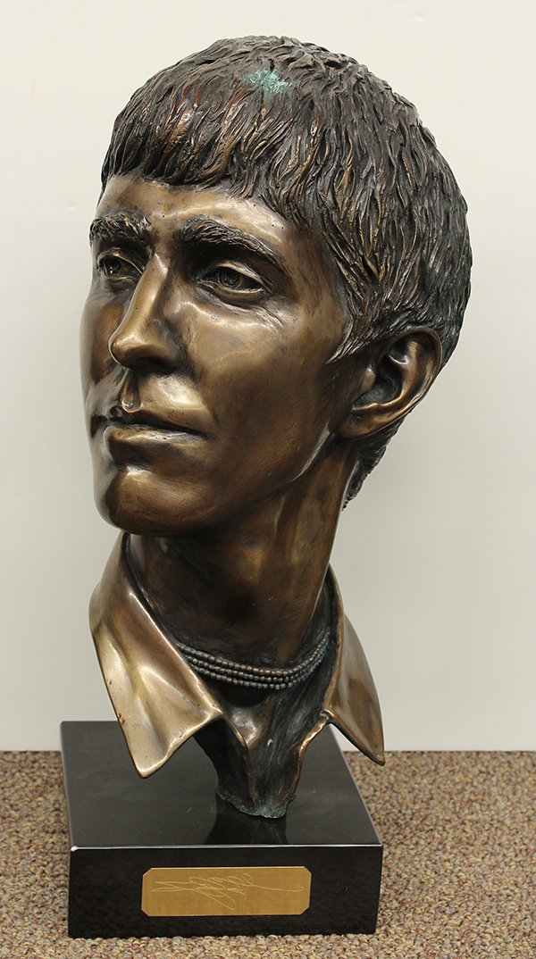 Bronze Sculpture, American School, Bust of a Man