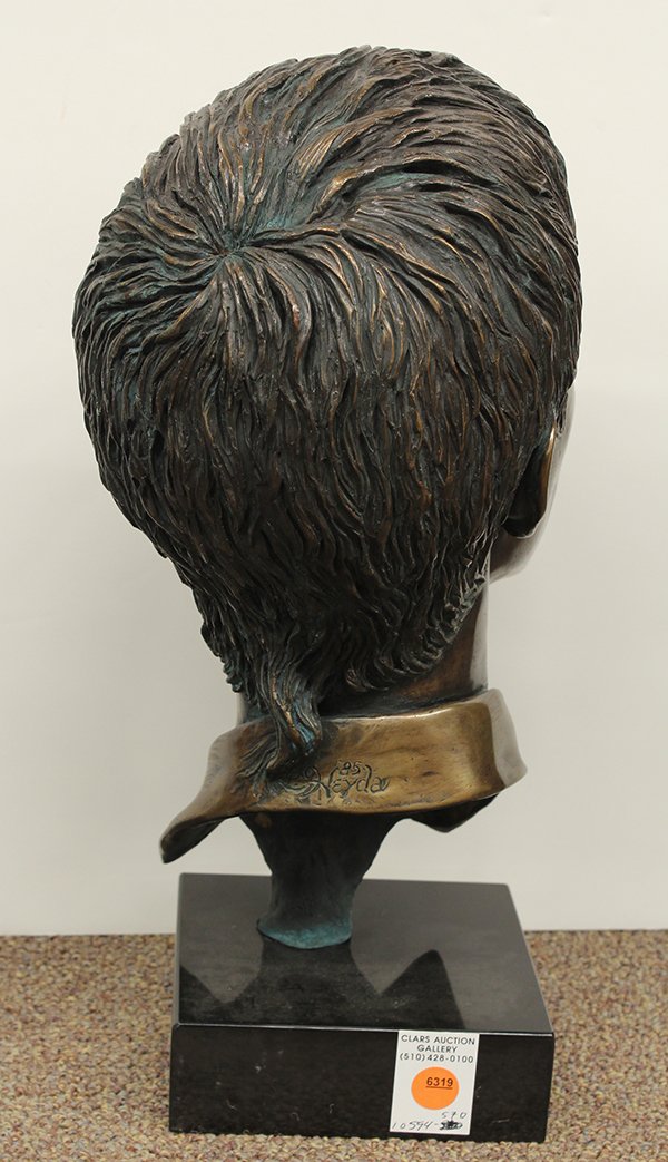 Bronze Sculpture, American School, Bust of a Man - 3