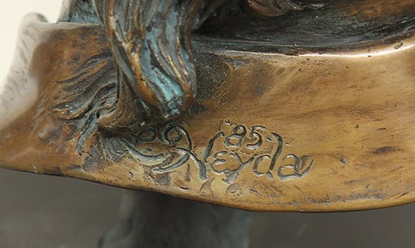 Bronze Sculpture, American School, Bust of a Man - 5