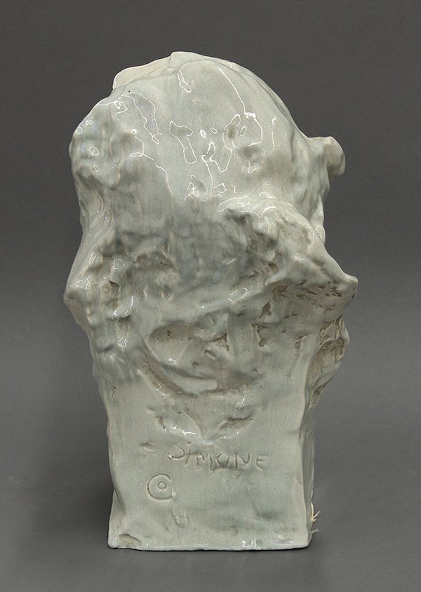 Cermaic Bust, Edgardo Simone, Female Bust - 4