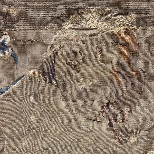 Flemish scenic tapestry panel 16th century - 3