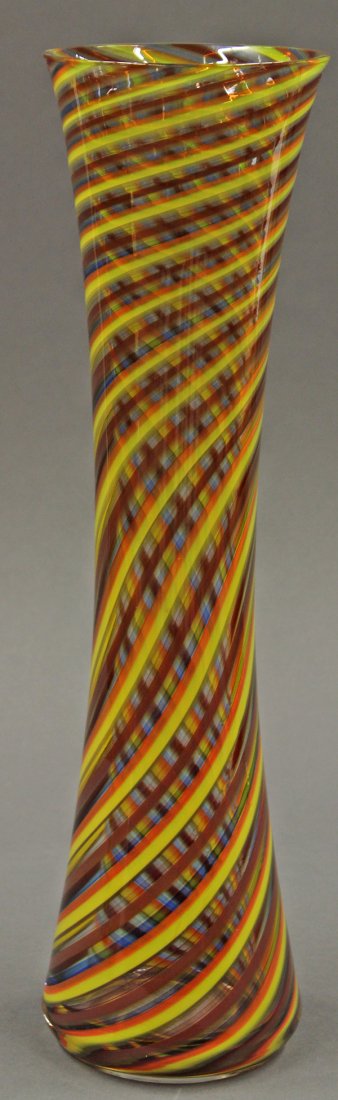 Murano swirl decorated vase - 2