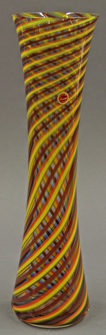 Murano swirl decorated vase - 3