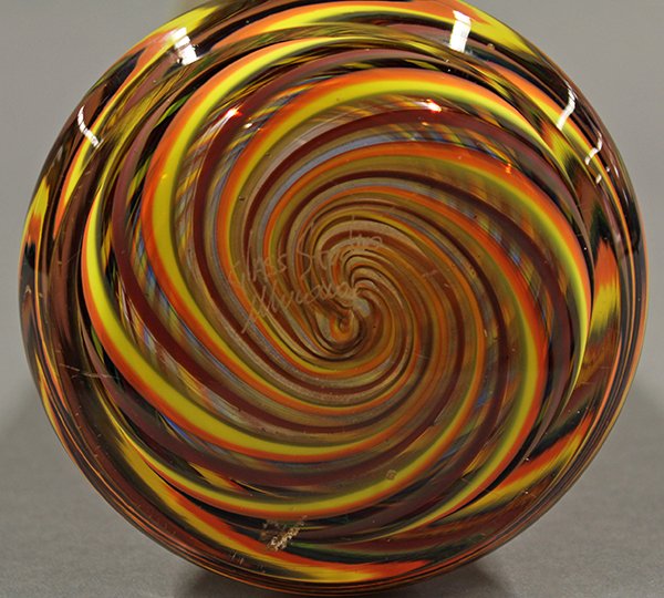 Murano swirl decorated vase - 8
