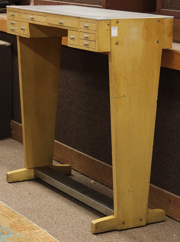 Art Deco instrument cabinet by Hamilton Mfg
