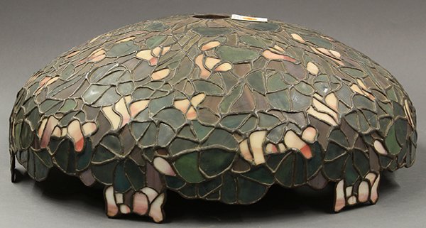 American leaded glass lamp shade