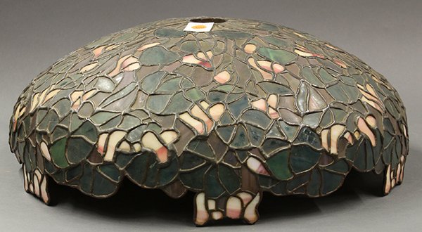 American leaded glass lamp shade - 2