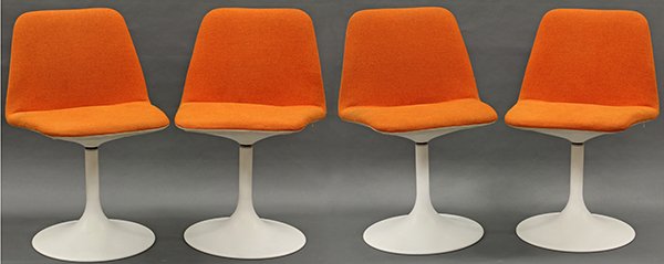 Saarinen style padded Tulip chairs